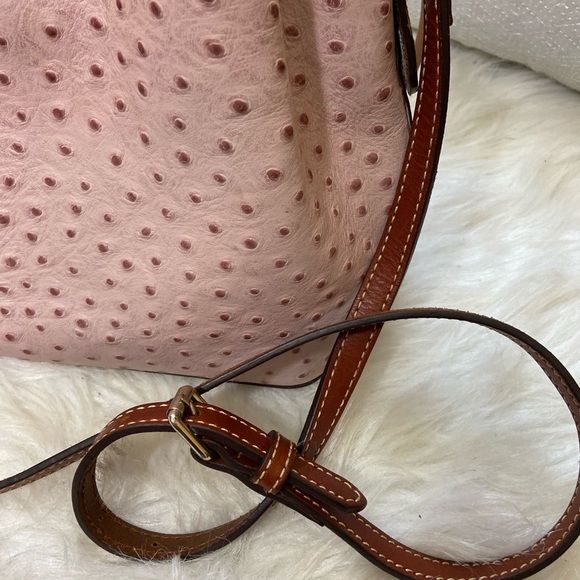 Dooney and Bourke Ostrich Mini Barlow Crossbody - Picture 6 of 12